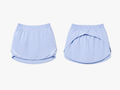 Lululemon Light Blue Reflective Running Skirt, Women's 14
