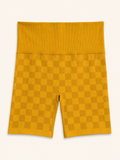 Joy Lab Seamless Checkerboard Bike Short, Women's XL