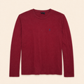 Polo Ralph Lauren Men's Burgundy Long-Sleeve Tee, Medium
