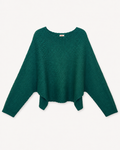 Kerisma Emerald Green Oversized Poncho Sweater