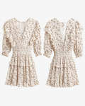 Jen's Pirate Booty Floral Ruffle Mini Dress, NWT, X-Small