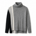 Athleta Colorblock Merino Wool Turtleneck Sweater, Women's Small