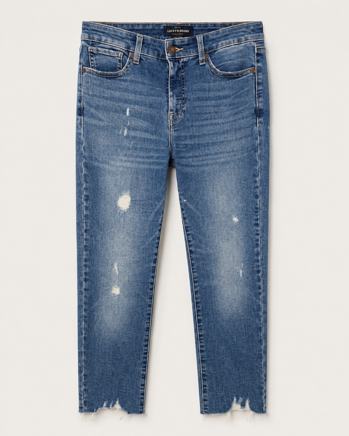 Lucky Brand  Ava Distressed Crop Jeans, 6/28