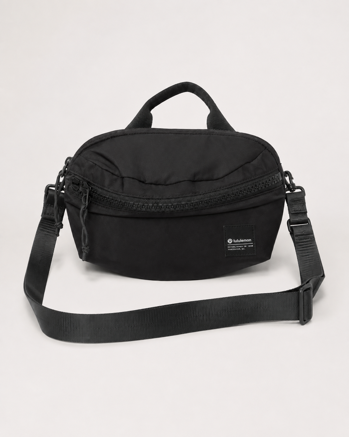 Lululemon Black Multi-Pocket Crossbody Shoulder Bag