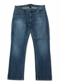 White House Black Market Medium-Wash Embellished Slim Crop Jeans, Women's 8