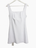 YMDUCH Square Neck Bodycon Mini Dress, Women's Small