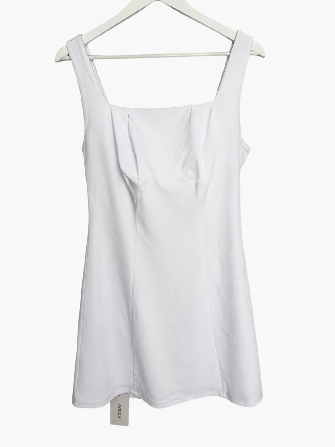 YMDUCH Square Neck Bodycon Mini Dress, Women's Small