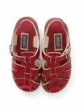 L'Amour Kids Classic Leather Fisherman Sandals
