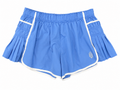 Free People Pleated Running Shorts | Blue, Women's Small