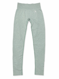 Gymshark Seamless High-Waisted Leggings | Sage Green, Women's Small