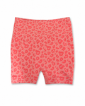 Shein Seamless Leopard Print Biker Shorts | Pink, Women's Small