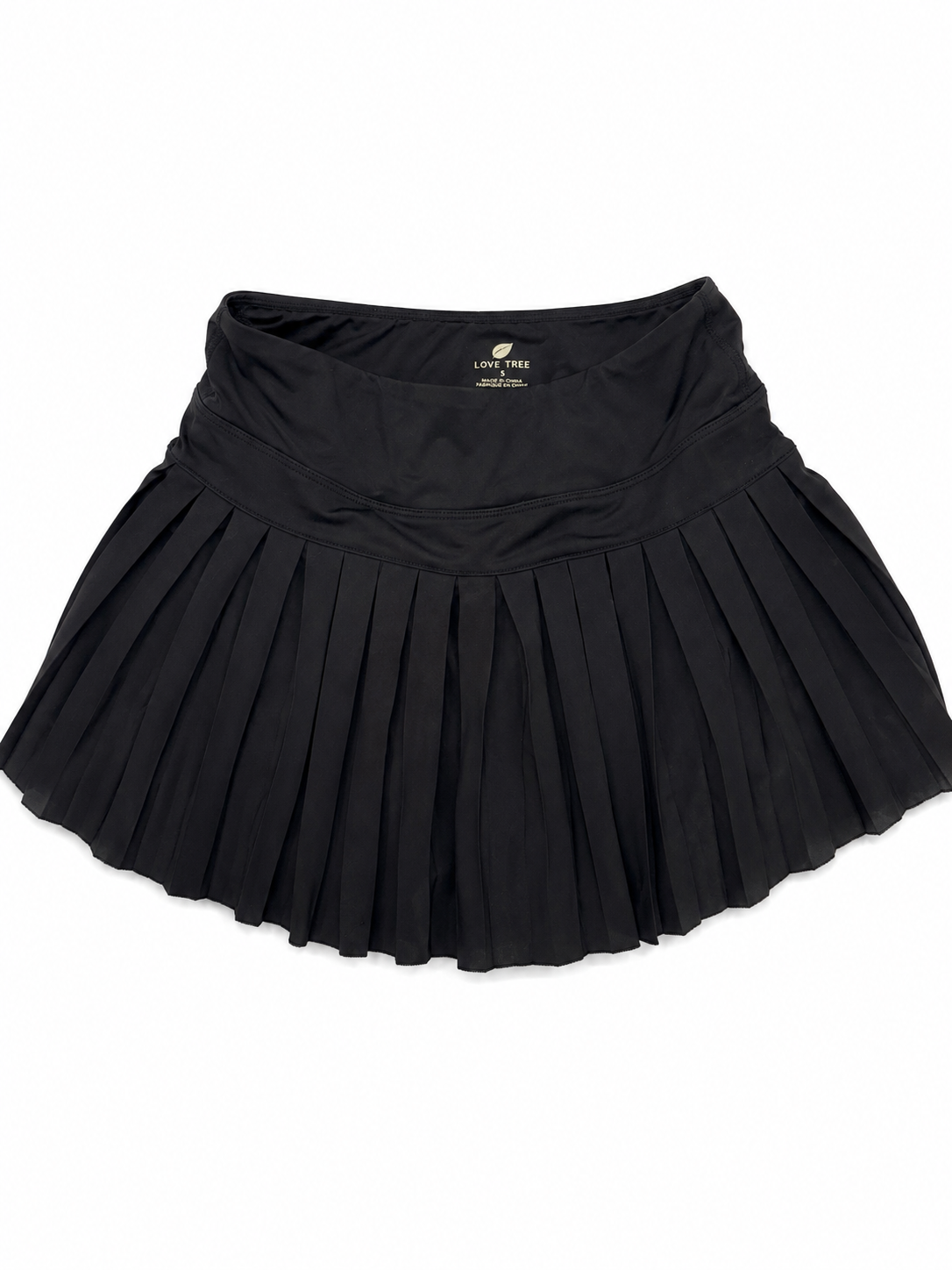 Love Tree Pleated Active Tennis Skort, Women's Small