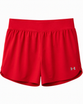 Under Armour Women's Fly-By Running Shorts – Red, X-Large