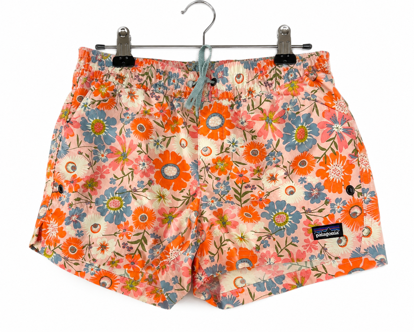 Patagonia Girls Floral Baggies Shorts, Girls Large
