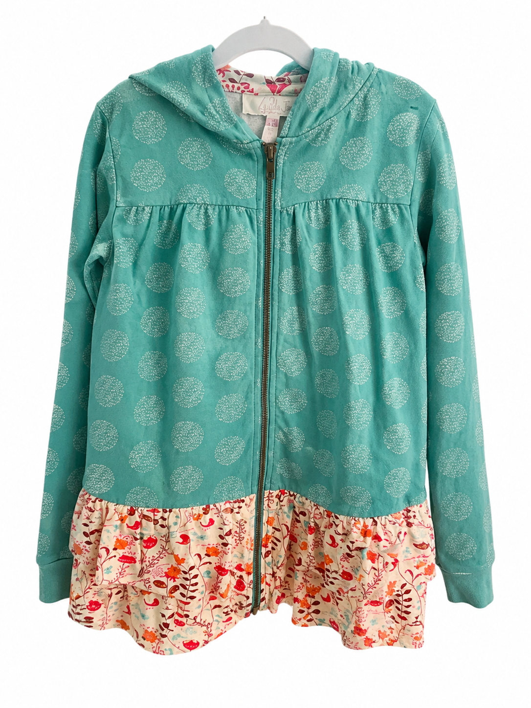 Matilda Jane Girls Zip-Up Hooded Peplum Jacket, Girls 10