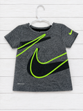Nike Gray Dri-FIT Graphic Performance Tee, 24 mo.