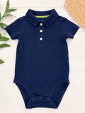 Carter's **Navy Polo Bodysuit, 18 mo.