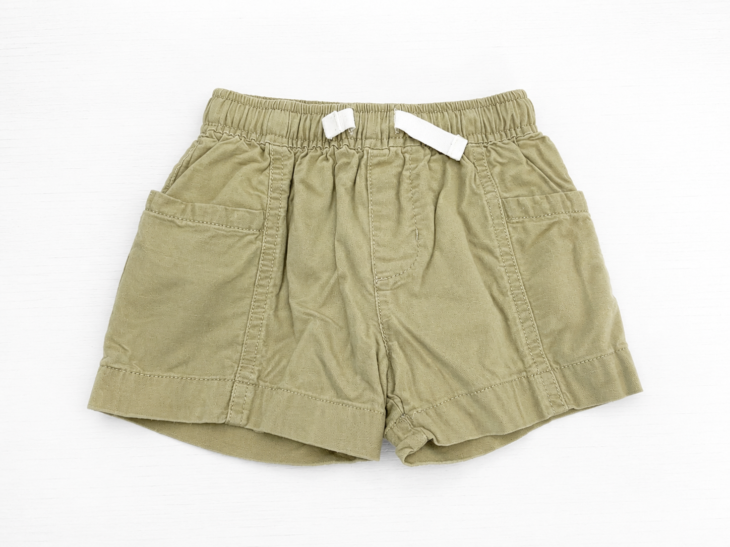 Carter's Khaki Pull-On Cargo Shorts, 18 mo.