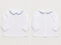 Edgehill Collection White Peter Pan Collar Dress Shirt, 24 mo.