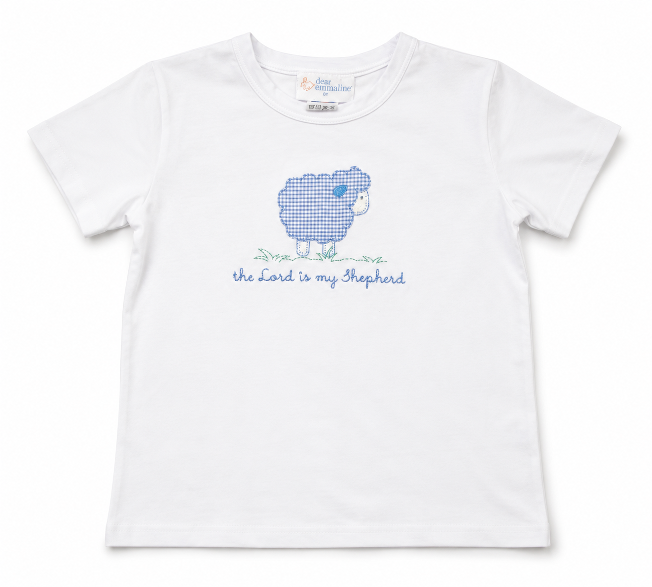 Dear Emmaline "The Lord Is My Shepherd" Appliqué Tee, Boys 8
