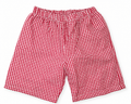 Blanke Boutique Red Gingham Shorts, Boys 6
