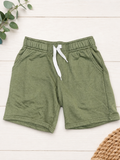 Cat & Jack Sage Green Knit Shorts, Boys 6/7