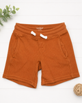 Cat & Jack Rust Brown Textured Knit Shorts, 4/5