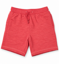 Janie & Jack Heathered Coral Knit Pull-On Shorts, Boys 8