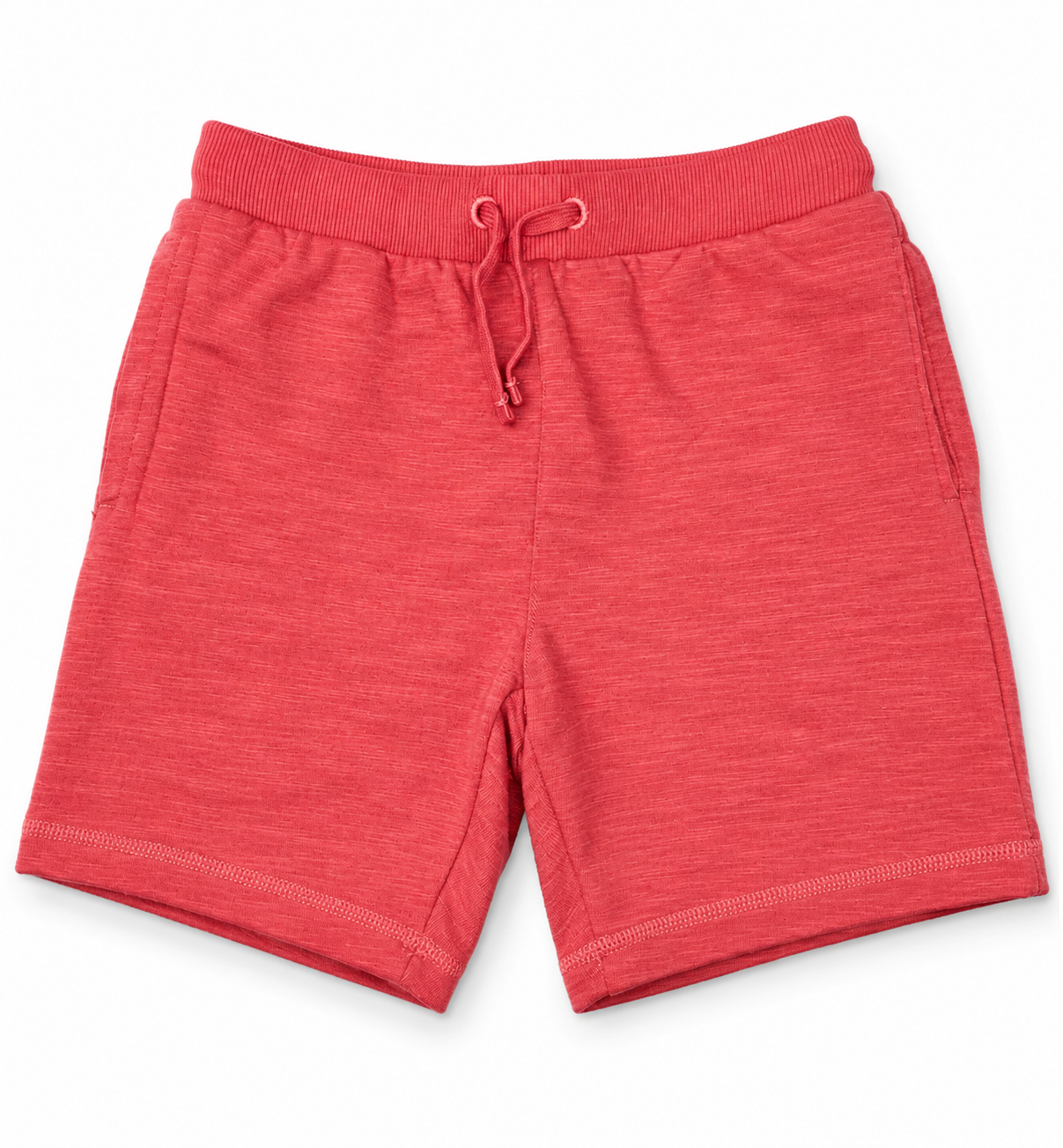 Janie & Jack Heathered Coral Knit Pull-On Shorts, Boys 8