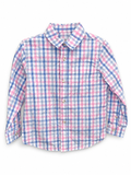 Class Club Pink, Blue Plaid Button-Down Shirt NWT, Boys 5