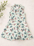 Boutique Tennis Print Collared Zip Dress, NWT, 3T