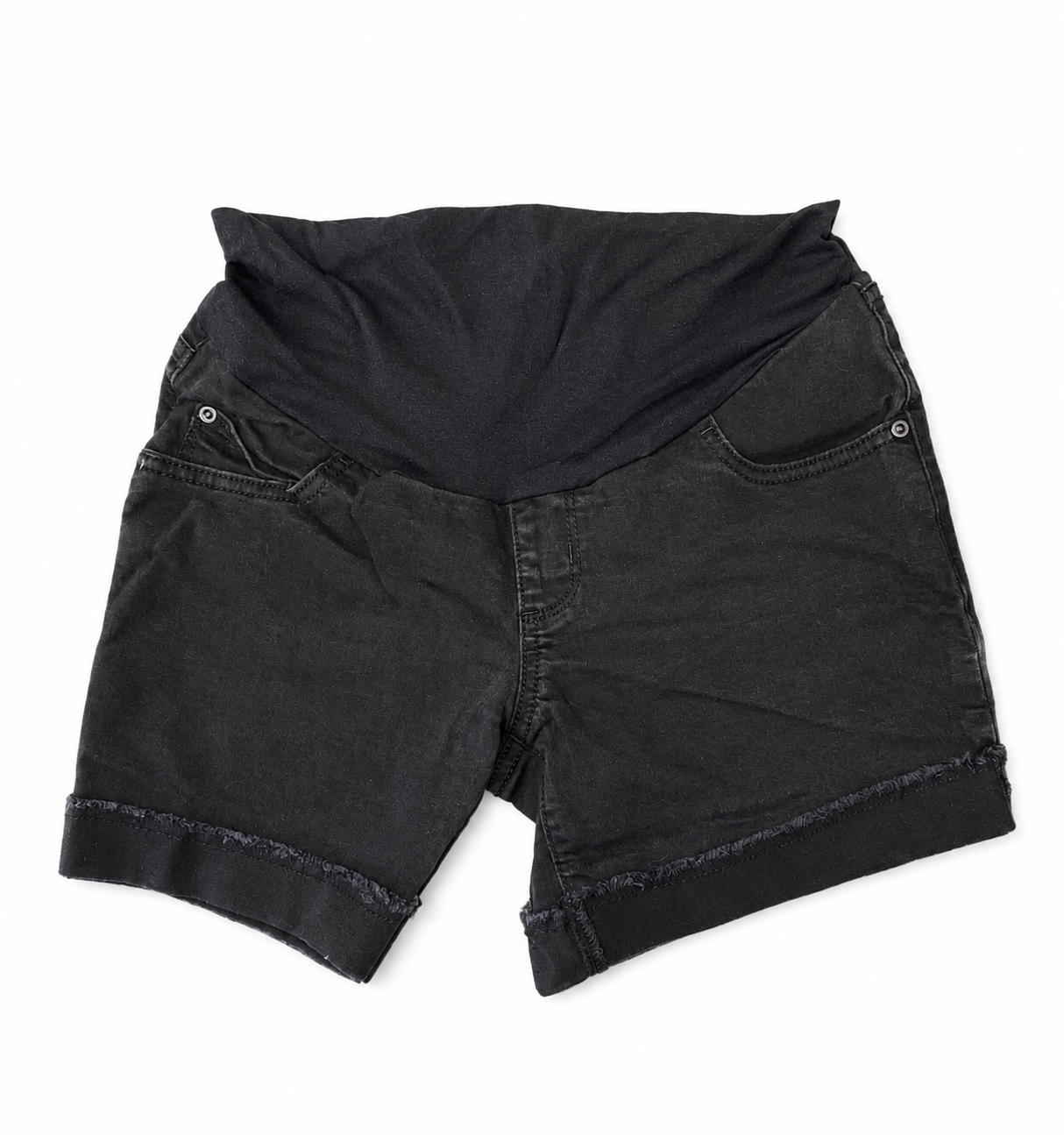 Sonoma Maternity Black Cuffed Denim Shorts, 2