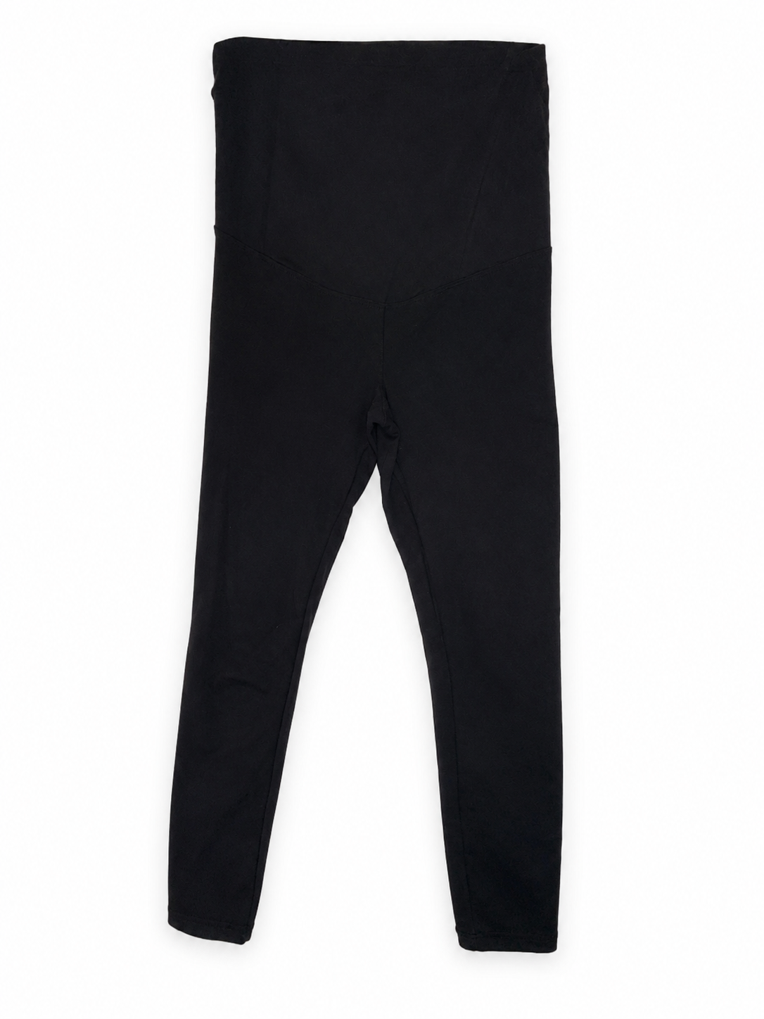 Isabel Maternity Black Over-the-Belly Leggings, Small