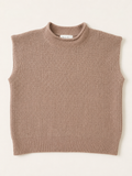 New In Taupe Sleeveless Sweater Vest, Women's Small