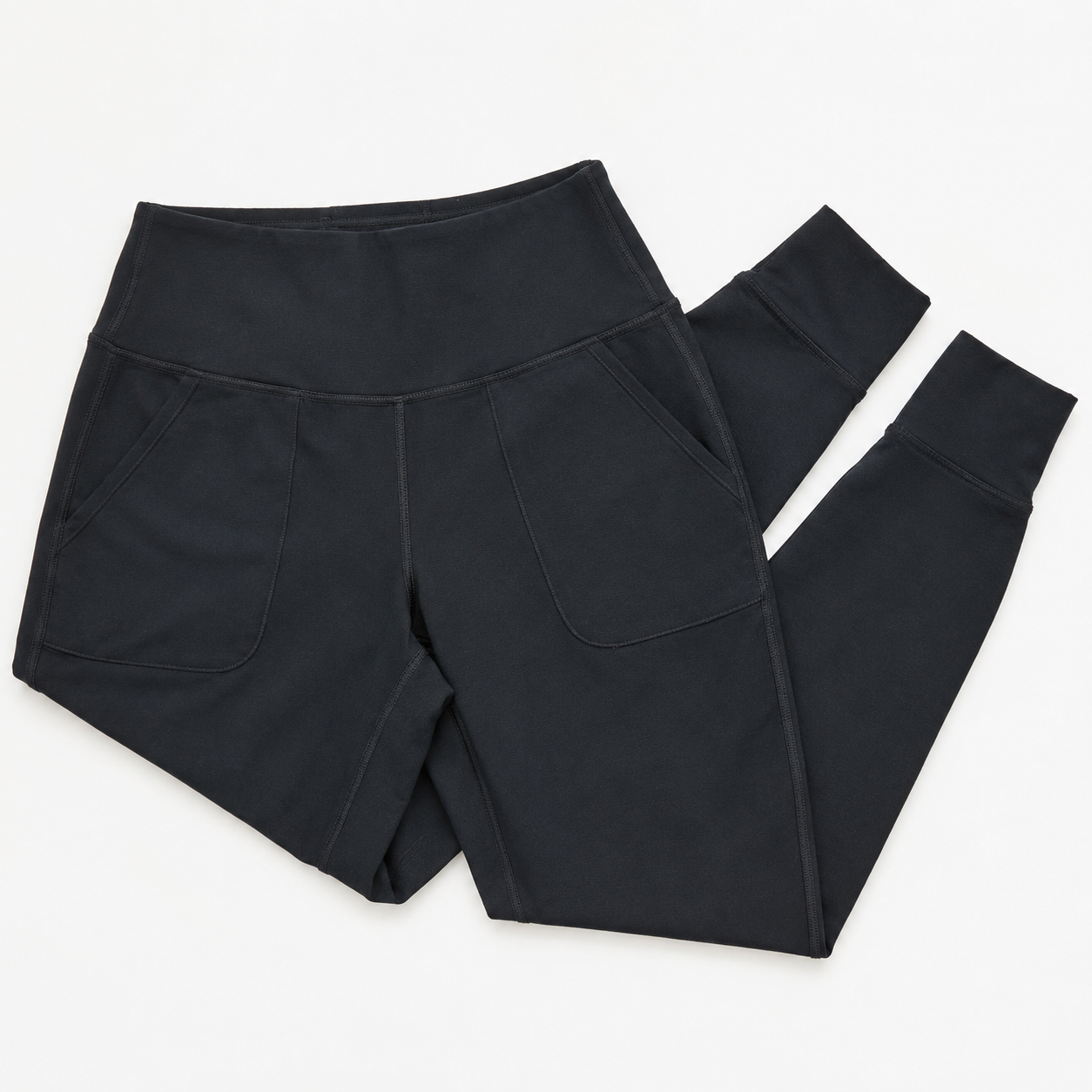 Yogalicious  Lux Flow Black Joggers with Pockets, X-Small