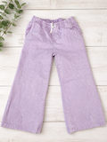 Cat & Jack Lavender Wide Leg Pull-On Pants, Girls 8