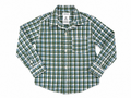 Carter's Green Plaid Button-Down Shirt, 3T