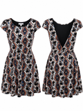 Speechless Fit & Flare Open Back Dress, 3