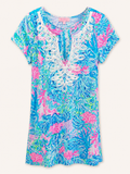 Lilly Pulitzer Knit Shift Dress with Soutache Trim, X-Large