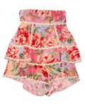 Altar'd State NWT Pink Floral Tiered Romper, XX-Small