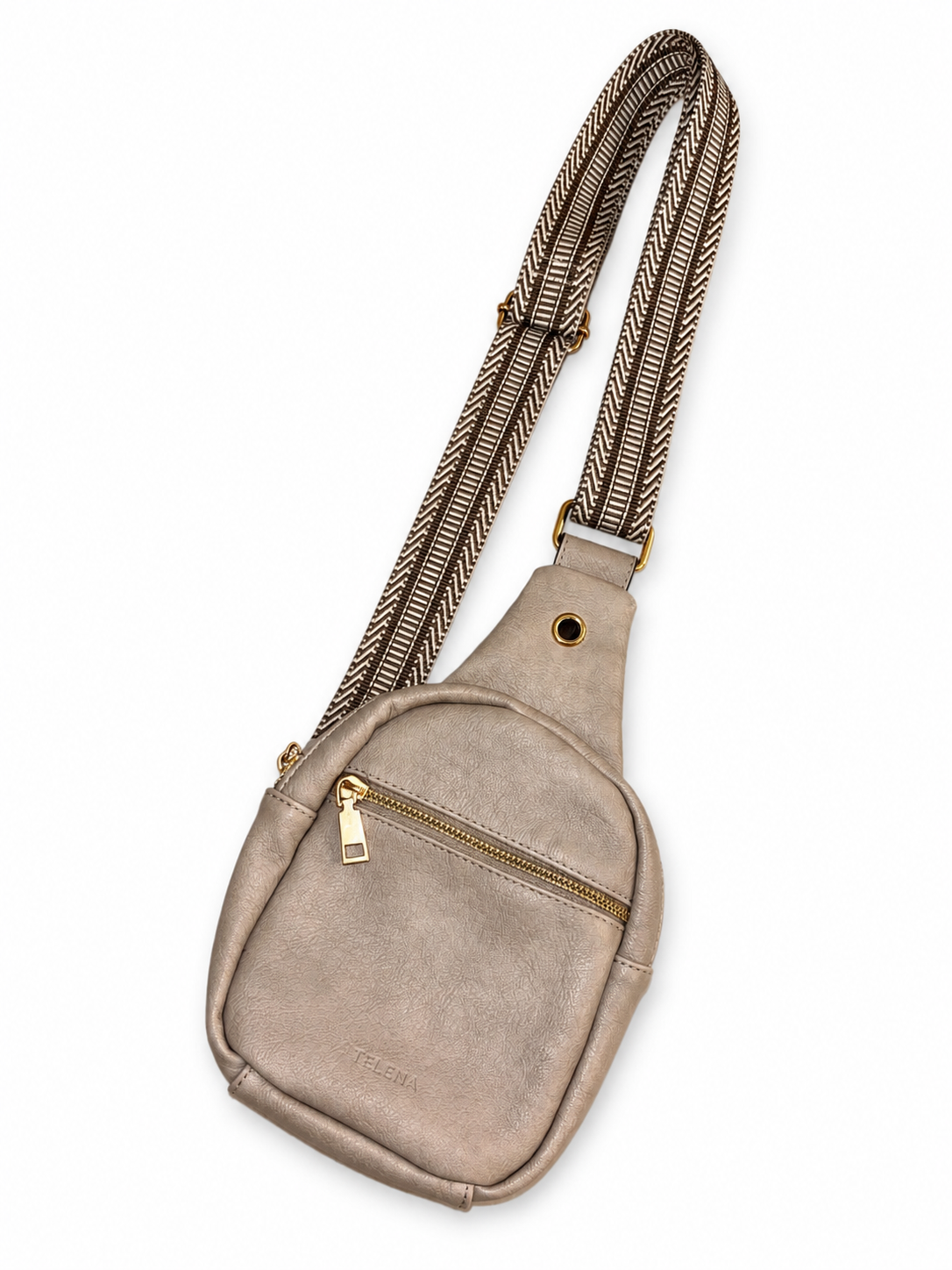 TELENA Belt Bag/Crossbody with Adjustable Woven Strap