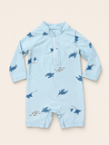 Carter's Sea Life Long Sleeve Rash Guard Romper, 6 mo.