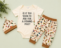 Boutique "Is It Too Soon to Ask for a Fishing Pole? Set, 12-18 mo.