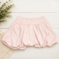 Blush Pink Bubble Hem Skort, Small 4/6