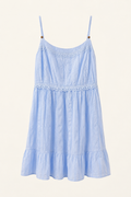 Celebrity Pink Light Blue Eyelet Sundress, NWT, Women's Small