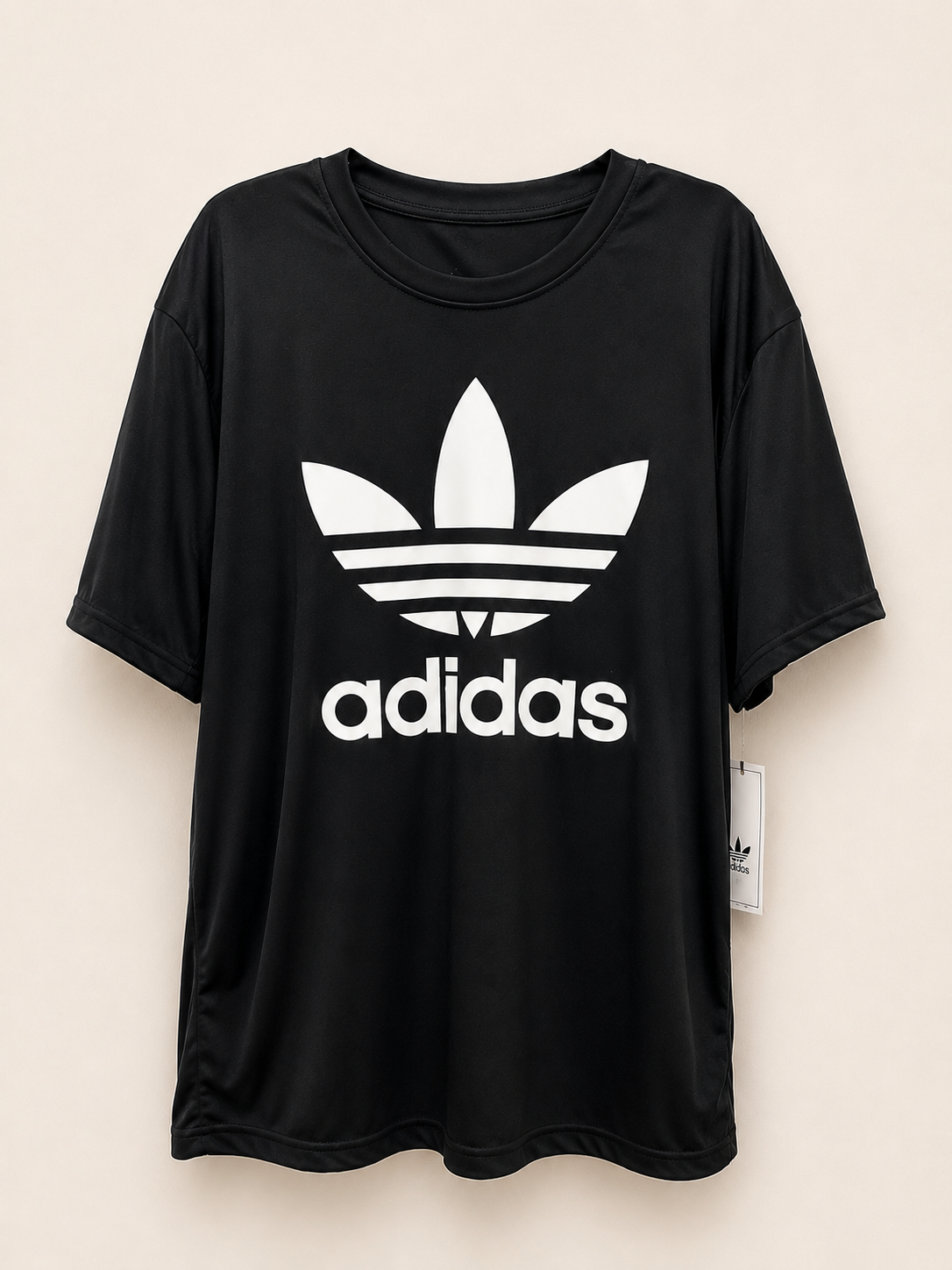 Adidas Men's Black Originals Trefoil Logo Tee, NWT, Medium
