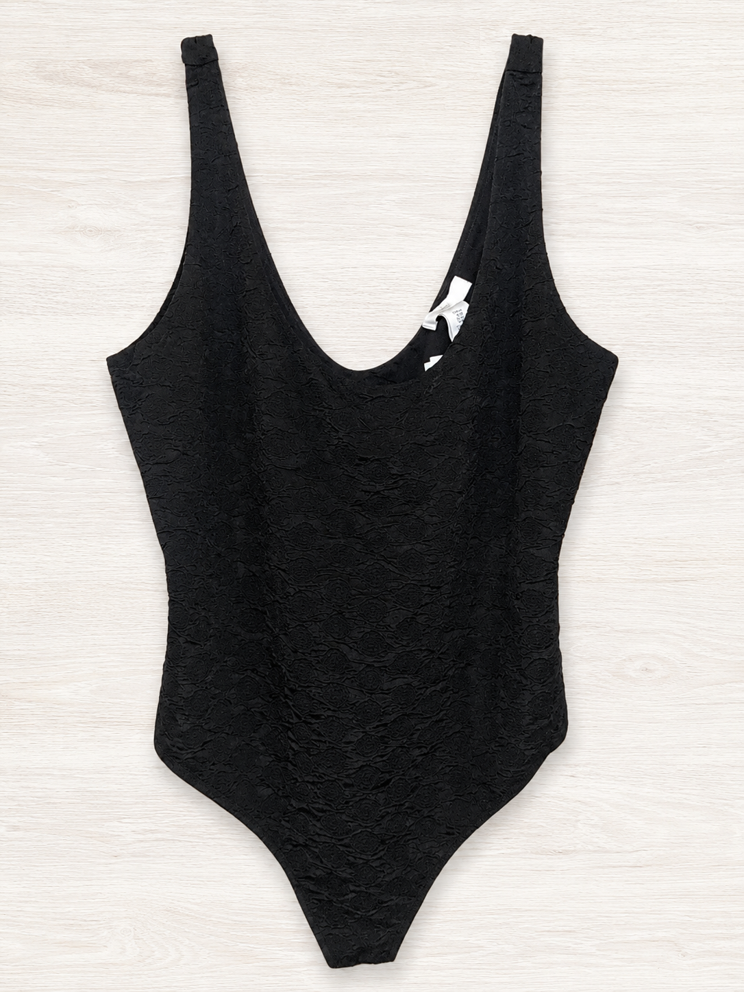 H&M Black One-Piece Swimsuit, NWT, Women's XL
