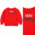 Cat & Jack “Very Merry” Embroidered Sweatshirt, Women's Large