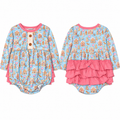 Boutique Boutique Gingerbread Ruffle Bubble, 18 mo.