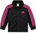 Adidas Black & Pink Track Jacket, 24 mo.